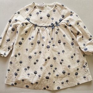 Paz Rodriguez Toddler Hot Air Balloon Dress 36M 3T Cotton Lined Spain Whimsical